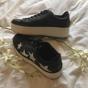 J Adams Star Platform Sneakers